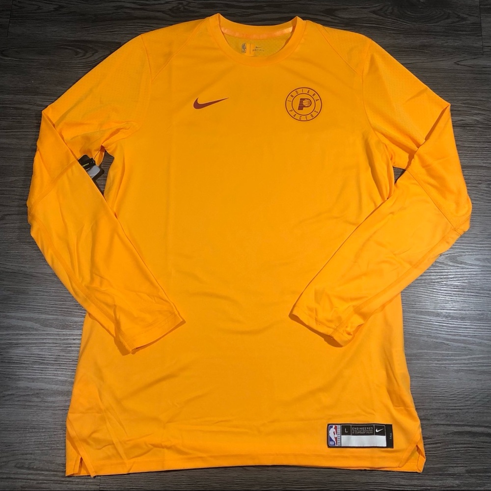 Nike Indiana Pacers Hickory Team Issue Long Sleeve